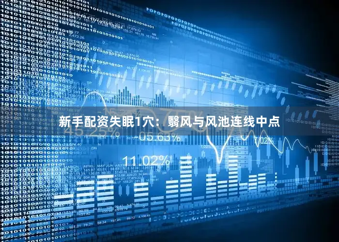 新手配资失眠1穴：翳风与风池连线中点