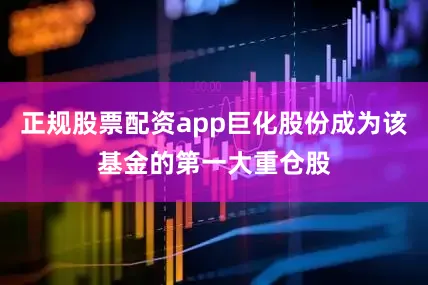 正规股票配资app巨化股份成为该基金的第一大重仓股